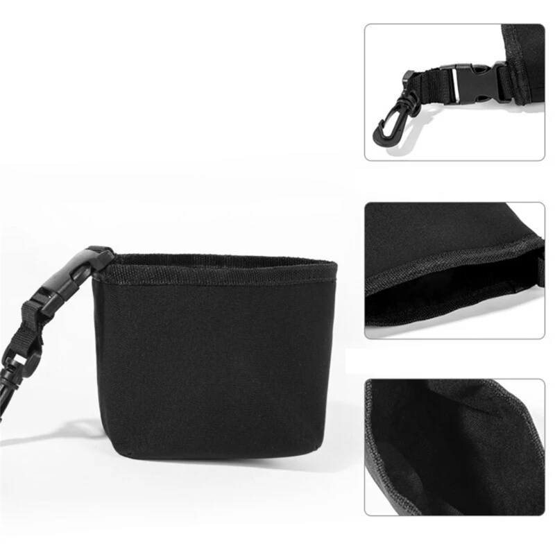 2 Pcs Golfs Club Cleaner and Balled Cleaning Bag Golfs Balled Cleaning Bag with Detachable Clip Golfs Balled Washer