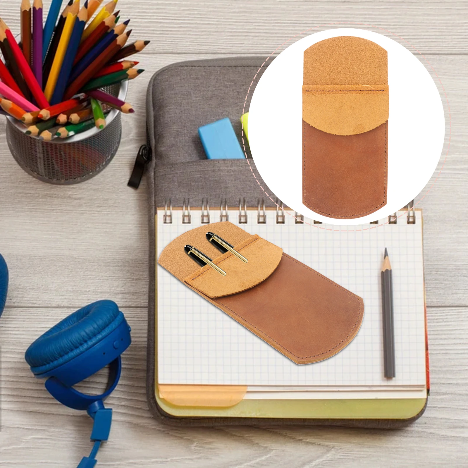 Astuccio per matite Camicia Tasca protettiva Portapenne Ufficio Scuola Affari Astuccio per penne resistente all'acqua per penne per carte