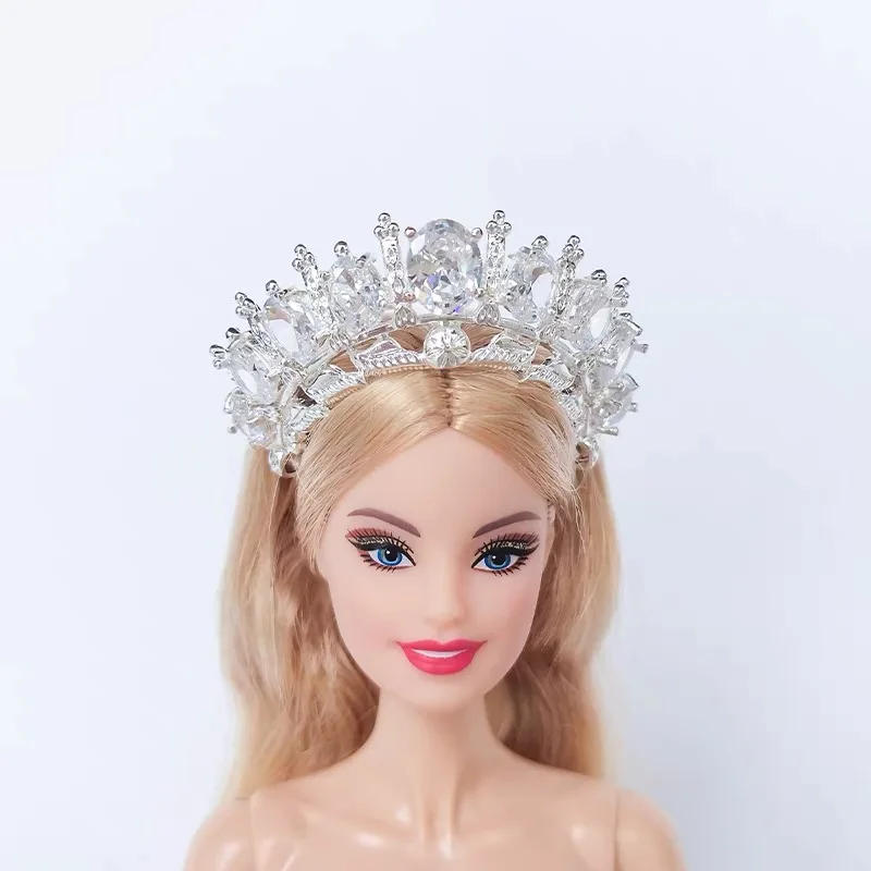 عارضة أزياء دمية مجوهرات اكسسوارات 1/6 30 سنتيمتر الأزياء الفاخرة الخصر سلسلة/تاج دمية ارتداء حزب اللباس ل FR Xinyi Blyth