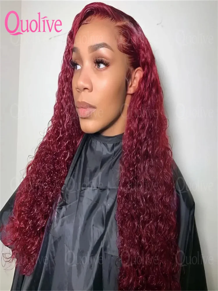 Curly Wigs 99J Burg… - image