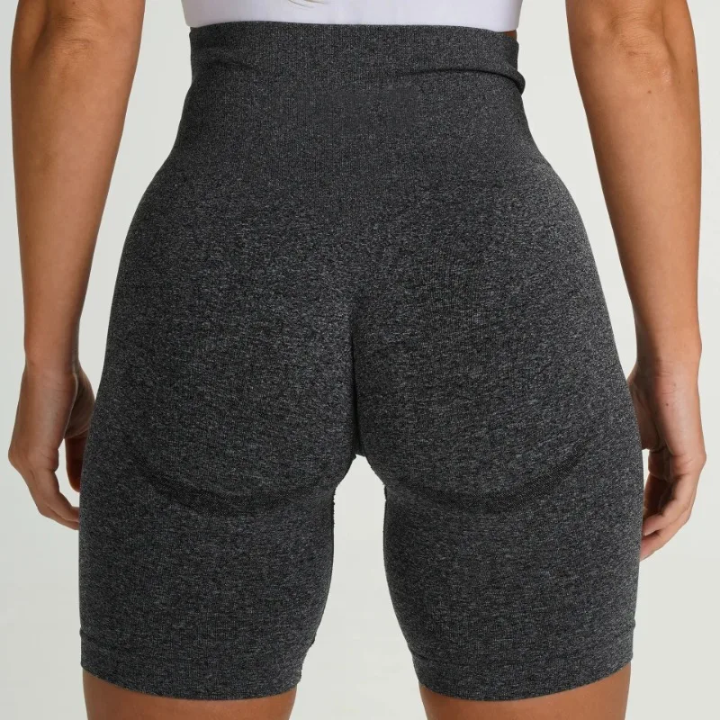 

Black Speckled Contour Seamless Three-point Shorts Fitness Leggings Women's Gym Sports Yoga Shorts Biker Shorts Women YSD6206