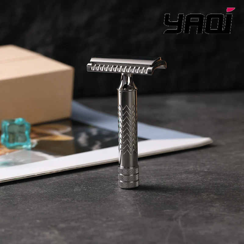 Yaqi 2026 CASTOR Stainless Steel Safety Razor Yaqi Beard Shaver