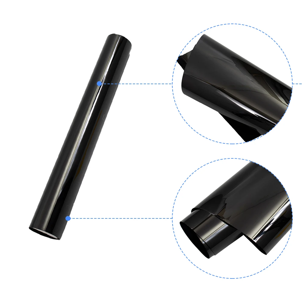 

Sunshade Solar Film Car Cool Down General Non-fade Sunshade Film UV-anti UV-protection 140*25CM Anti-corrosion For Children