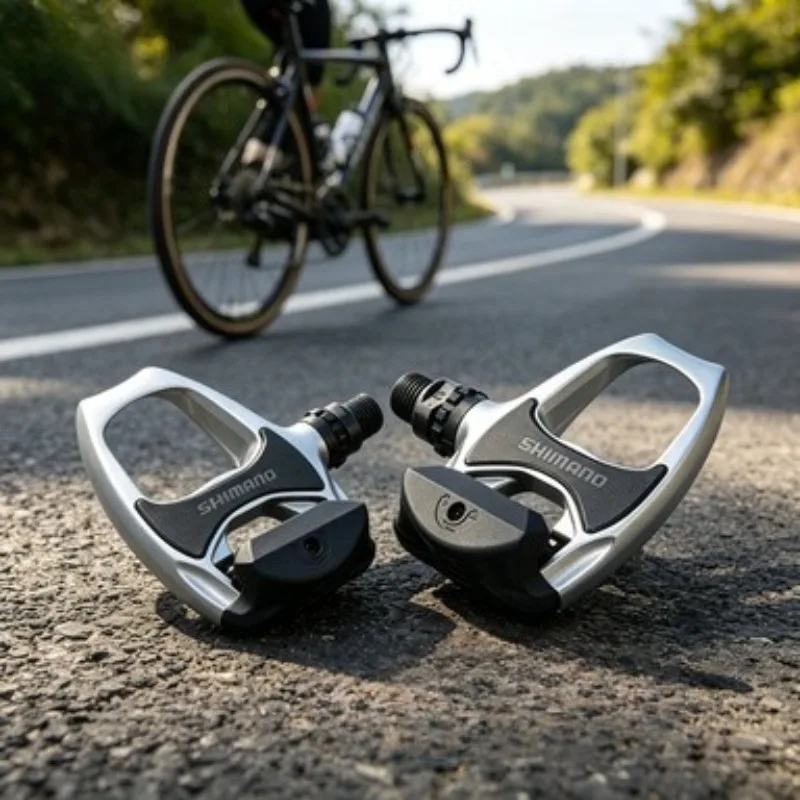 Shimano with SM-SH10 SH11 SH12 Cleats 105 PD-R540 Road Bike Clipless Pedals SPD-SL Locking Pedals Compatible