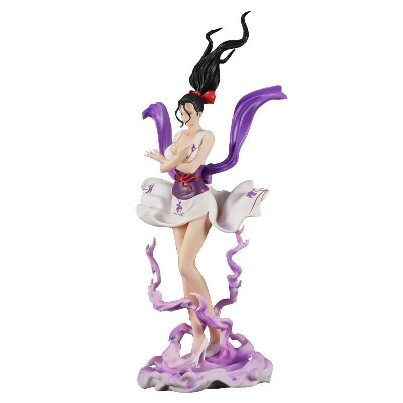 34cm One Piece Th Sky Painting Nico Robin Six Winged Angel Anime Action Figure Gk Pvc Collectible Toy Ornament Model Toy Gift