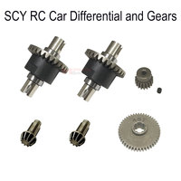 Differential And Gear Set Kits Parts For SCY 16101 16102 16103 16201 Pro 1/16 Brushless RC Car Wear Parts Upgrade Parts