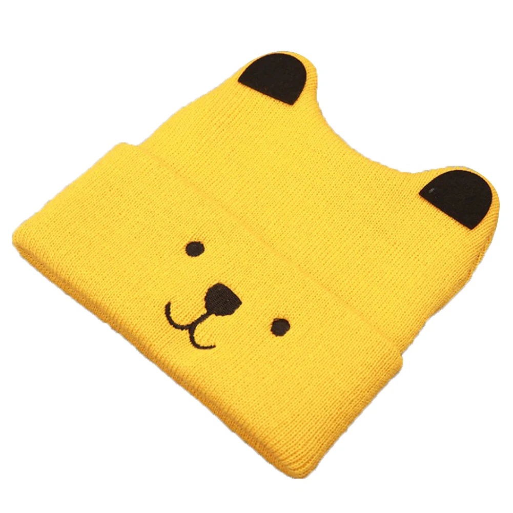 Children s Bear Hat Warm Elastic Comfortable Breathable Skin Friendly Fashionable Casual Hat