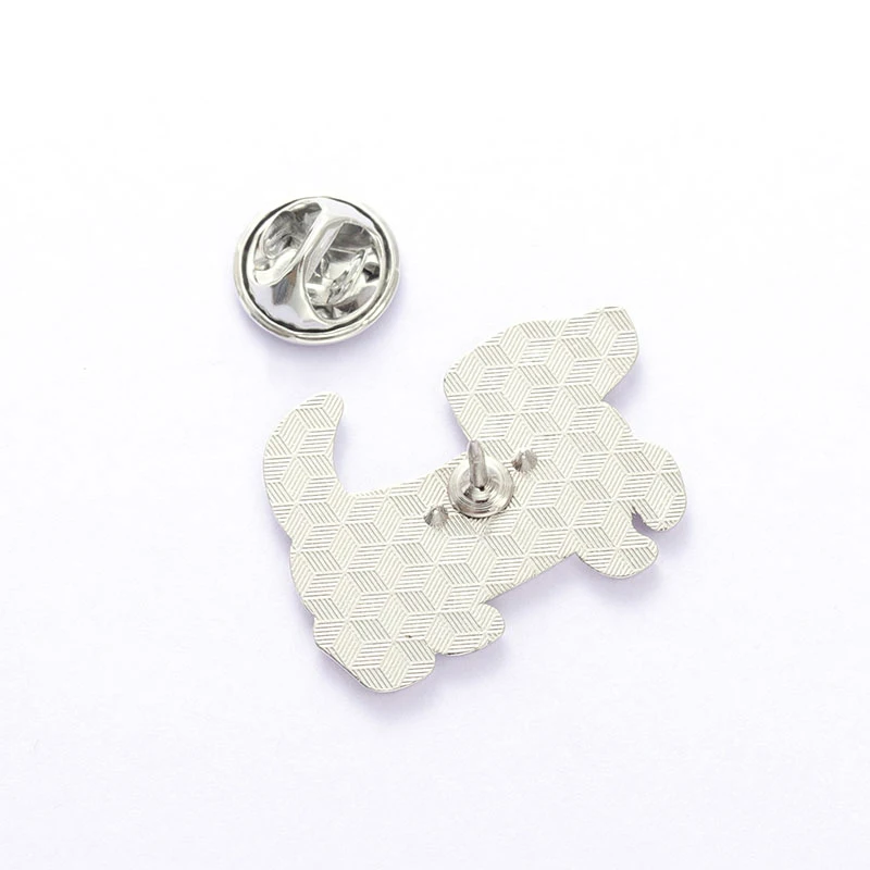 Custom Skeleton Animal Enamel Pins Dinosaur Cat Dog Owl Bird Brooch Lapel Badges Backpack Hat Jewelry Gift For Friends Wholesale