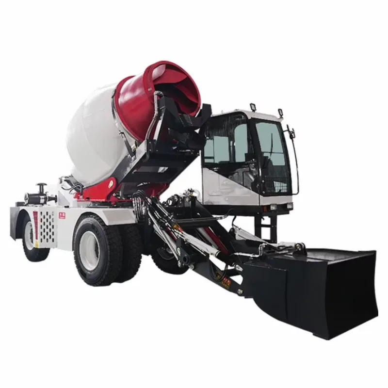Nouveau Jason Will camion mitigeur à béton à chargement automatique avec moteur et moteur puissance 60kw Moment de charge élevé pour la Construction