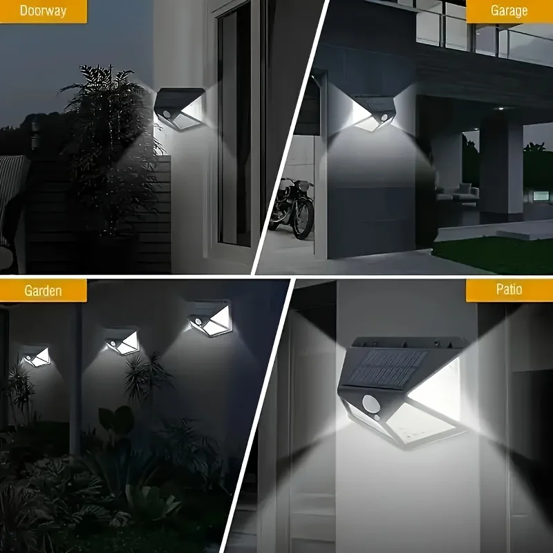 LED Solar Light 30/100 LEDs Wireless Motion Sensor Light Waterproof Solar Outdoor Lights Garden Decoration Spotlights Wall Lamp