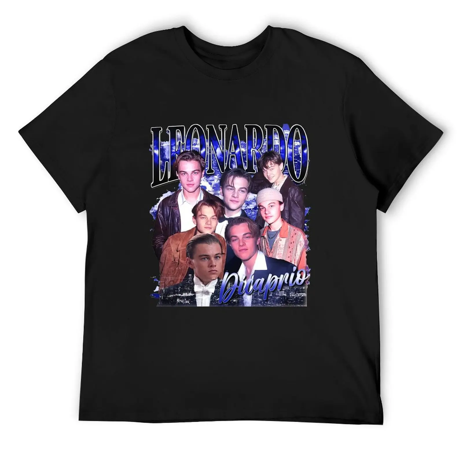 Leonardo DiCaprio 90s Vintage T-Shirt customs design your own for a boy essential t shirt mens fashion