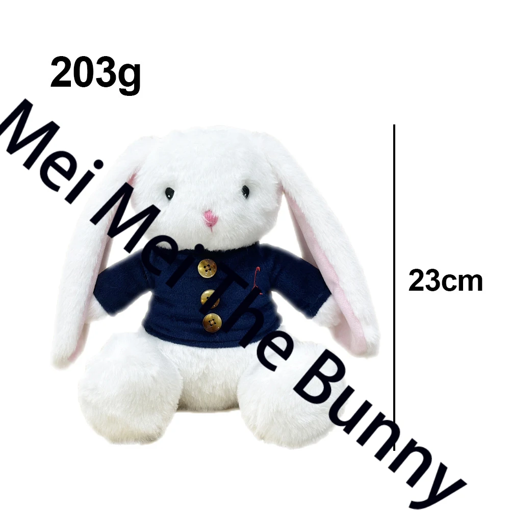 

New 23CM Mei Mei The Bunny Plush Toy Dolls Cartoon Stuffed Soft Toy Birthday Christmas Gift For Children