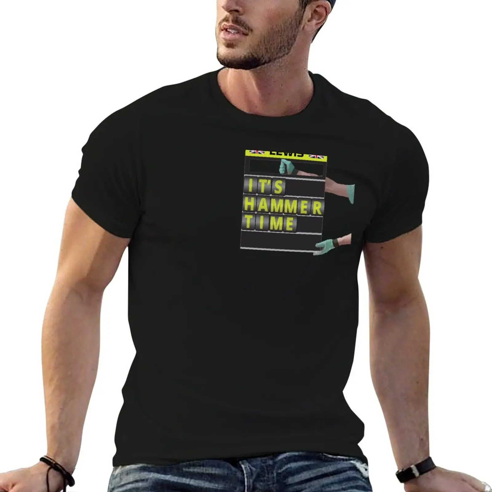 It's hammer time pit board message T-Shirt baggy shirts tshirts personalised men tshirt