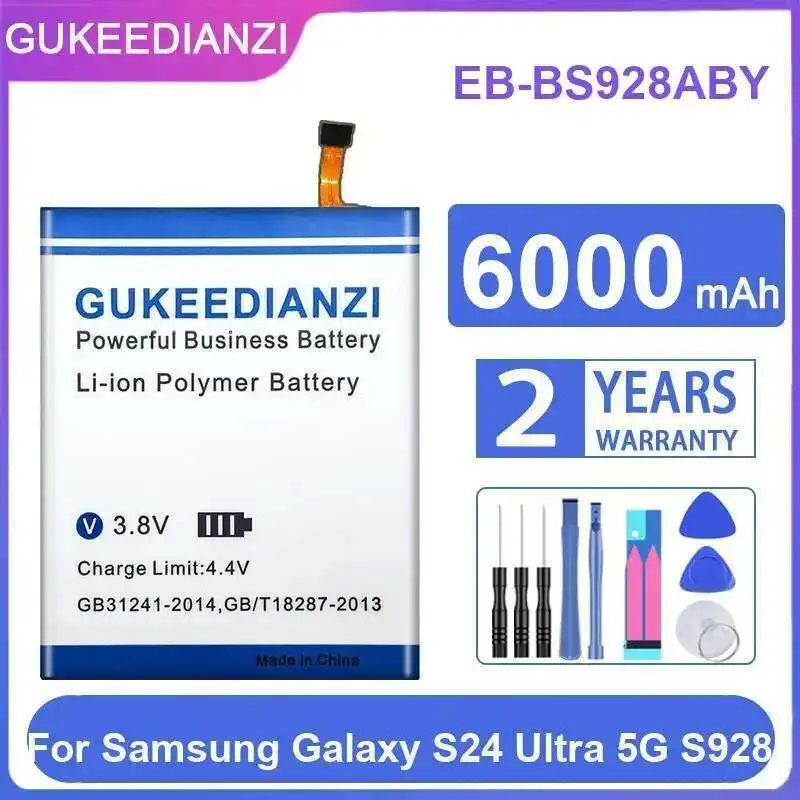 

Стабильный аккумулятор мобильного телефона EB-BS928ABY 6000 мАч для Samsung Galaxy S24 Ultra 5G S928