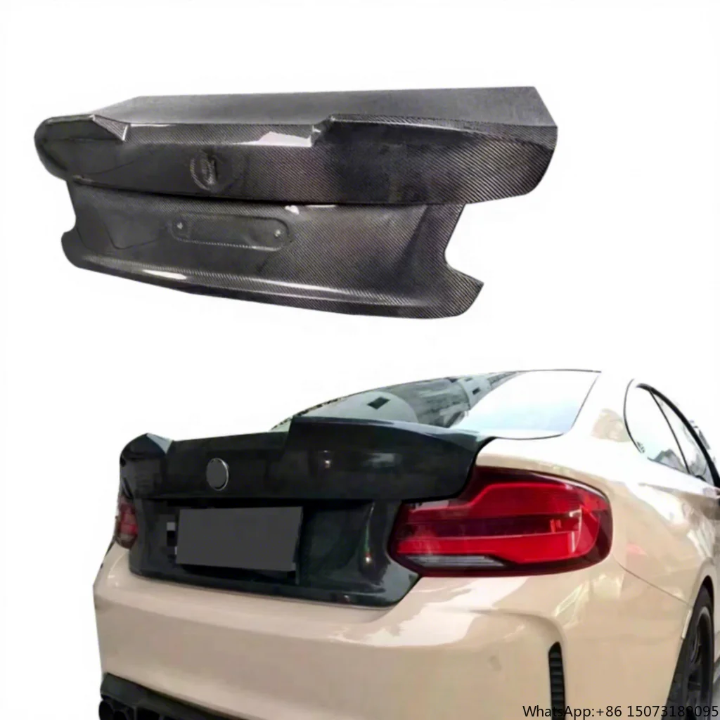 

BENSNEES Customized Modified Car Parts MP Style Black Rear Carbon Fiber Trunk for M235i M240i M2C F87 M2