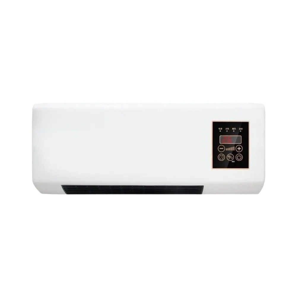 Quiet Cooling Unit Wall Mounted Ac Heater 1800w Heating Power 36db Ultra Quiet Operation Touch Panel Interface