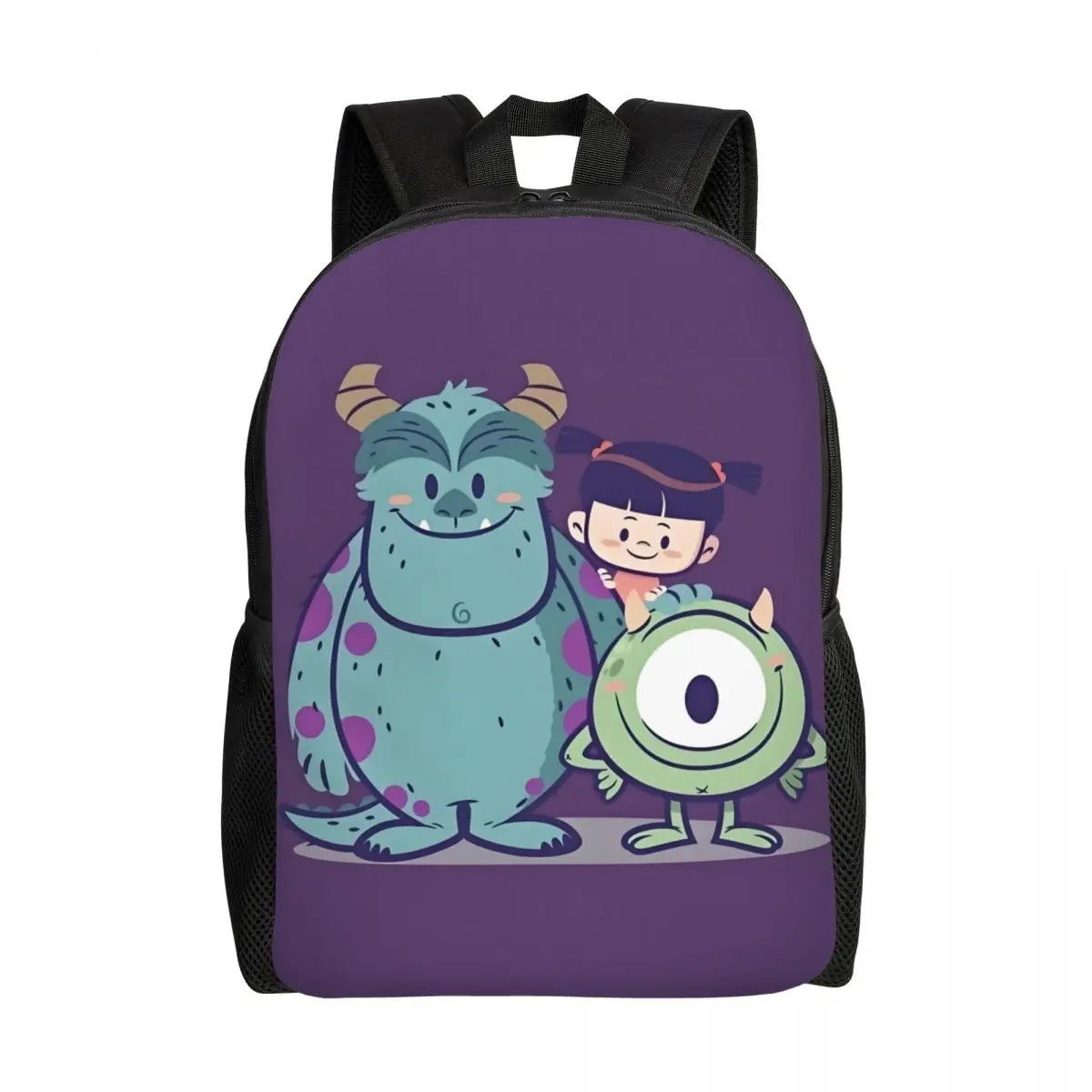 

Рюкзак для ноутбука Monster University Mates на заказ, мужской и женский модный рюкзак для школьников, сумка Sully Mike And Boo