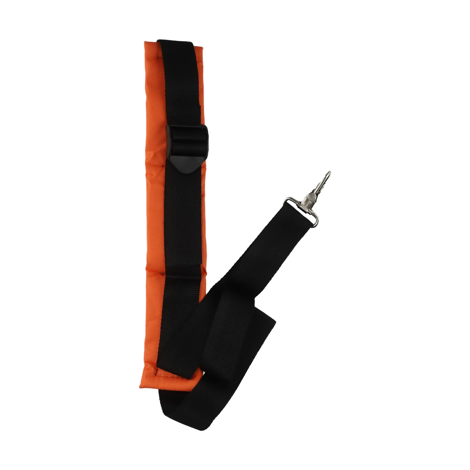 Lawn Mower Parts Shoulder Strap Comfortable 1pcs Adjustable Length Black & Orange Breathable Nylon High Quality