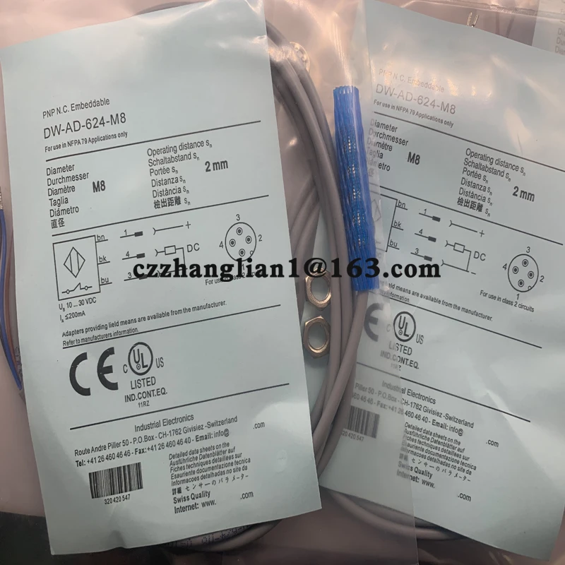 

100% brand new sensor DW-AD-624-M8 DW-AD-624-M8-120 DW-AD-601-M30 DW-DD-601-M30DW-AS-511-M8 DW-AS-511-M8-001 In stock
