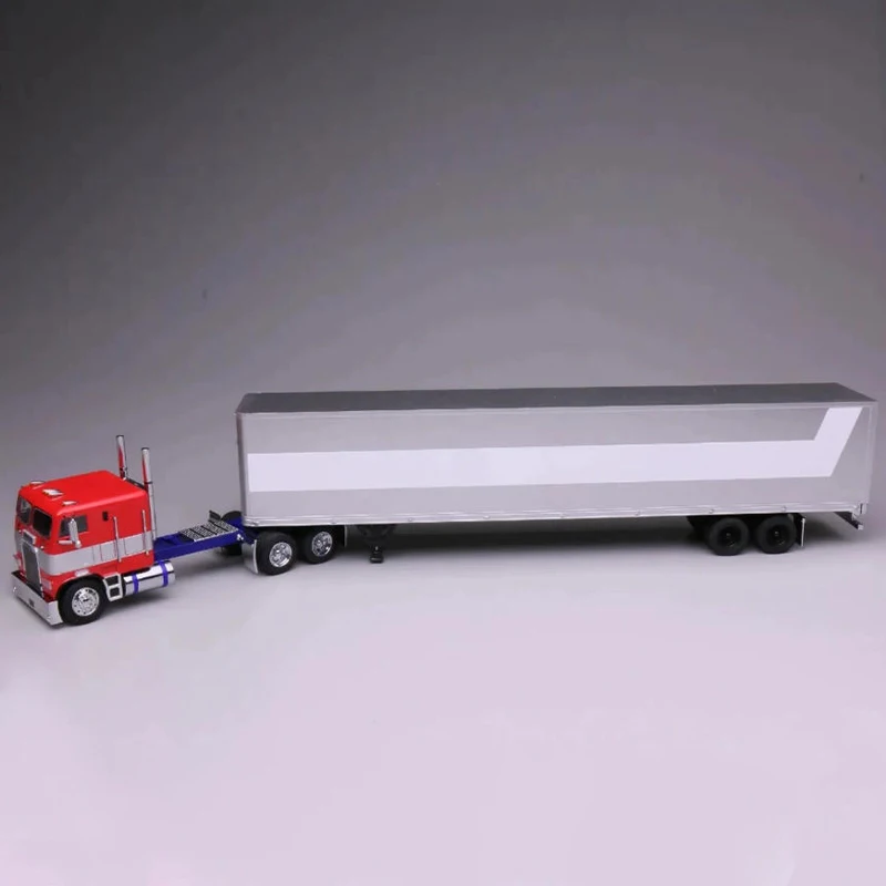

1:64 Scale Alloy Model G1 Flat-bed Semi-trailer Lorry Static Display Collectible Gifts Souvenir Decoration