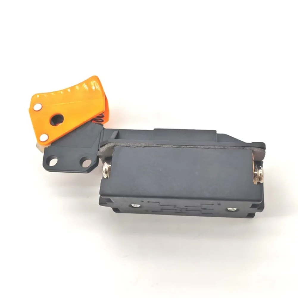 GA6061 GA6020 PS-10 Angle Grinder Replacement Plastic Switch Orange Trigger Type Metal Terminals Flame Retardant Housing
