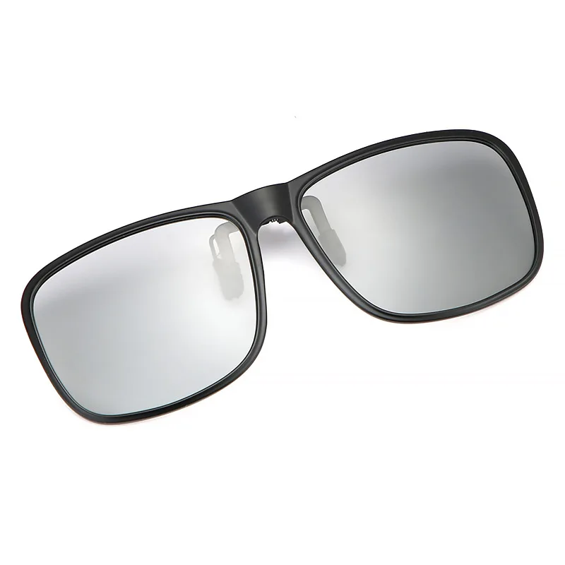 Sunglasses Clip for Men and Women Flip Up Polarized Sun Glasses Driving Night Vision Clip-on Style Fishing Cycling Eyewears