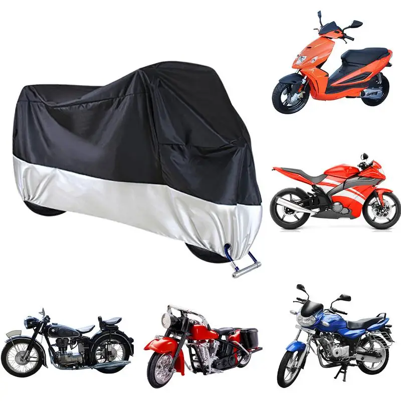 

Motorcycle Cover M L XL XXL XXXL XXXXL Outdoor Uv Protector Bike Waterproof Outdoor Indoor Scooter Cover Automobile Accessories