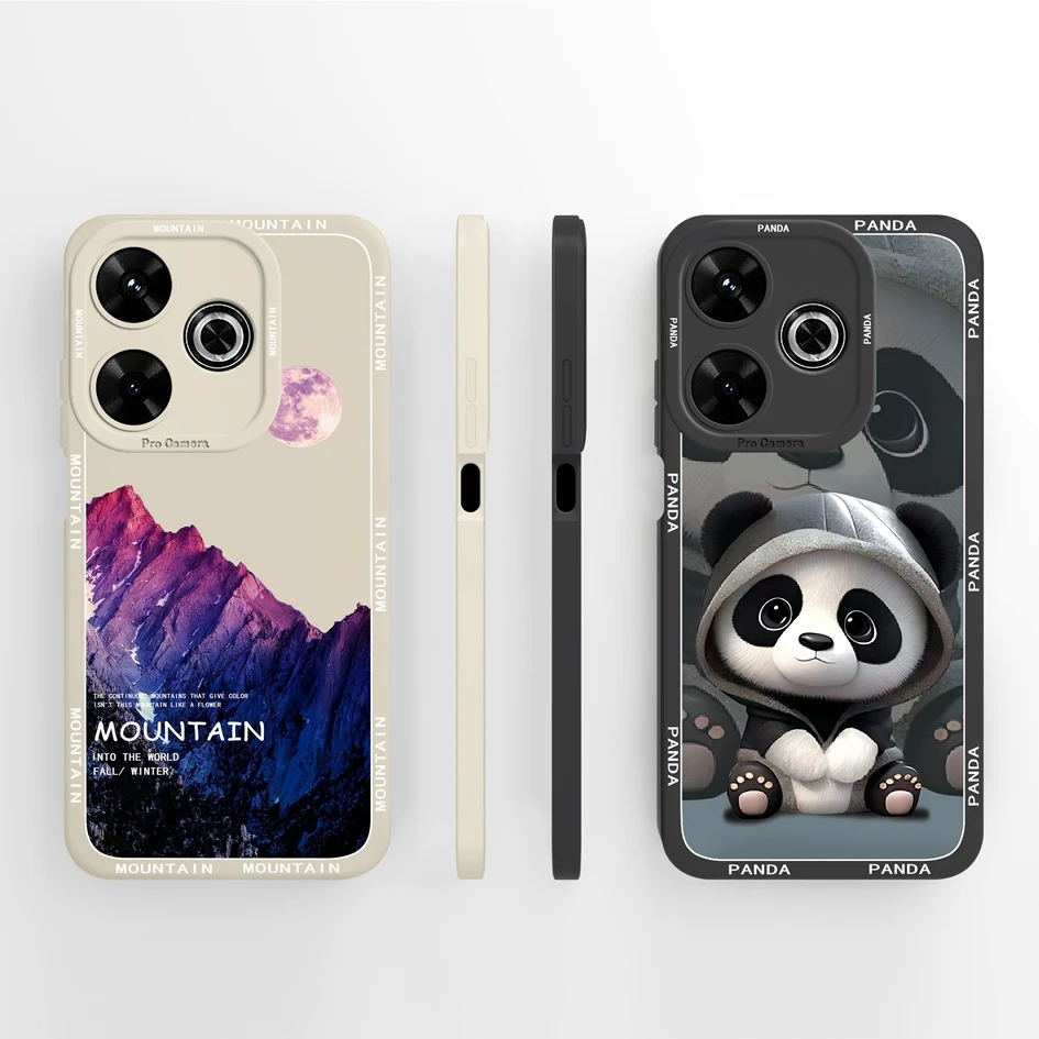 For Xiaomi Redmi 13 6.79 inches 4G Phone Cover High Quality Pretty Case Camera Protection Soft Silicone Bumper For Redmi13 Funda