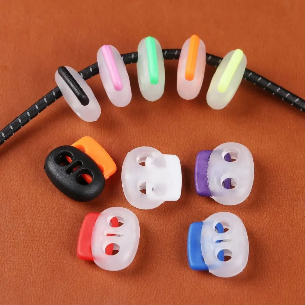 

Adjusting Bean Shoelace Buckle Clamp Lanyard Parts Sewing Accessories Toggle Clips Cord Lock Stopper Buttons Spring Buckle