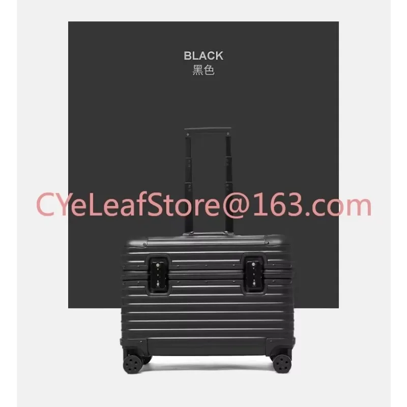 Travel Bags Business Carry On Aluminium Pilot Case Luggage Suitcases Trolley Pilot Case