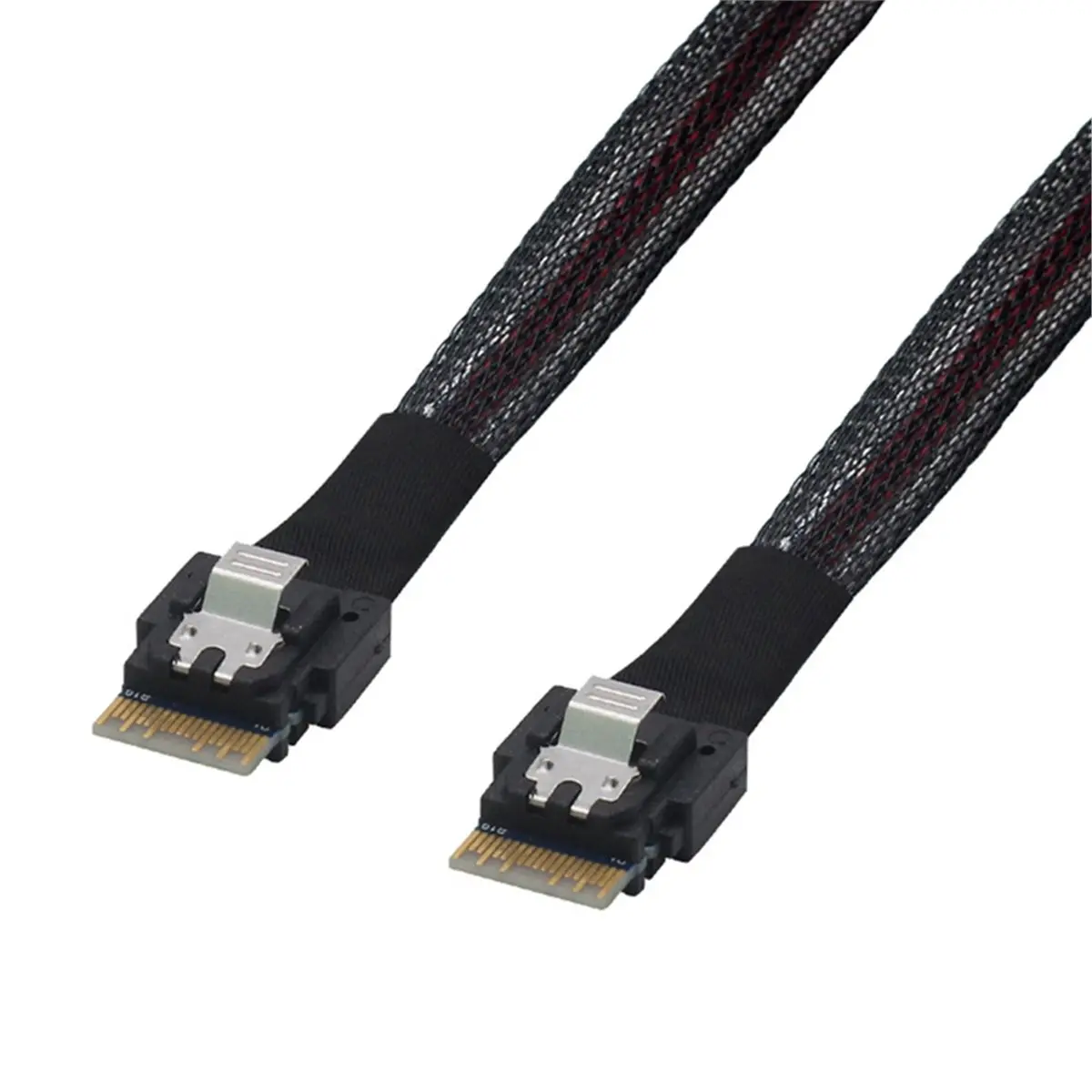 0.5m Slim SAS SFF-8654 4i 38P Server Motherboard Backplane Cable for Computer Hard Disk
