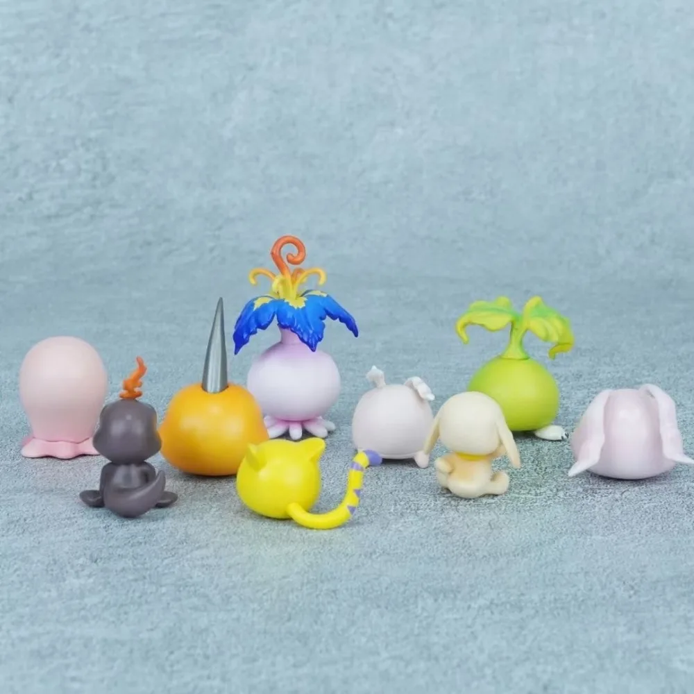 2-5cm Anime-Figur Gabumon Pyocomon Koromon Mochimon Plotmon Digimon Adventure Actionfiguren PVC-Statue Schreibtisch-Spielzeug Geschenke – Detail 4