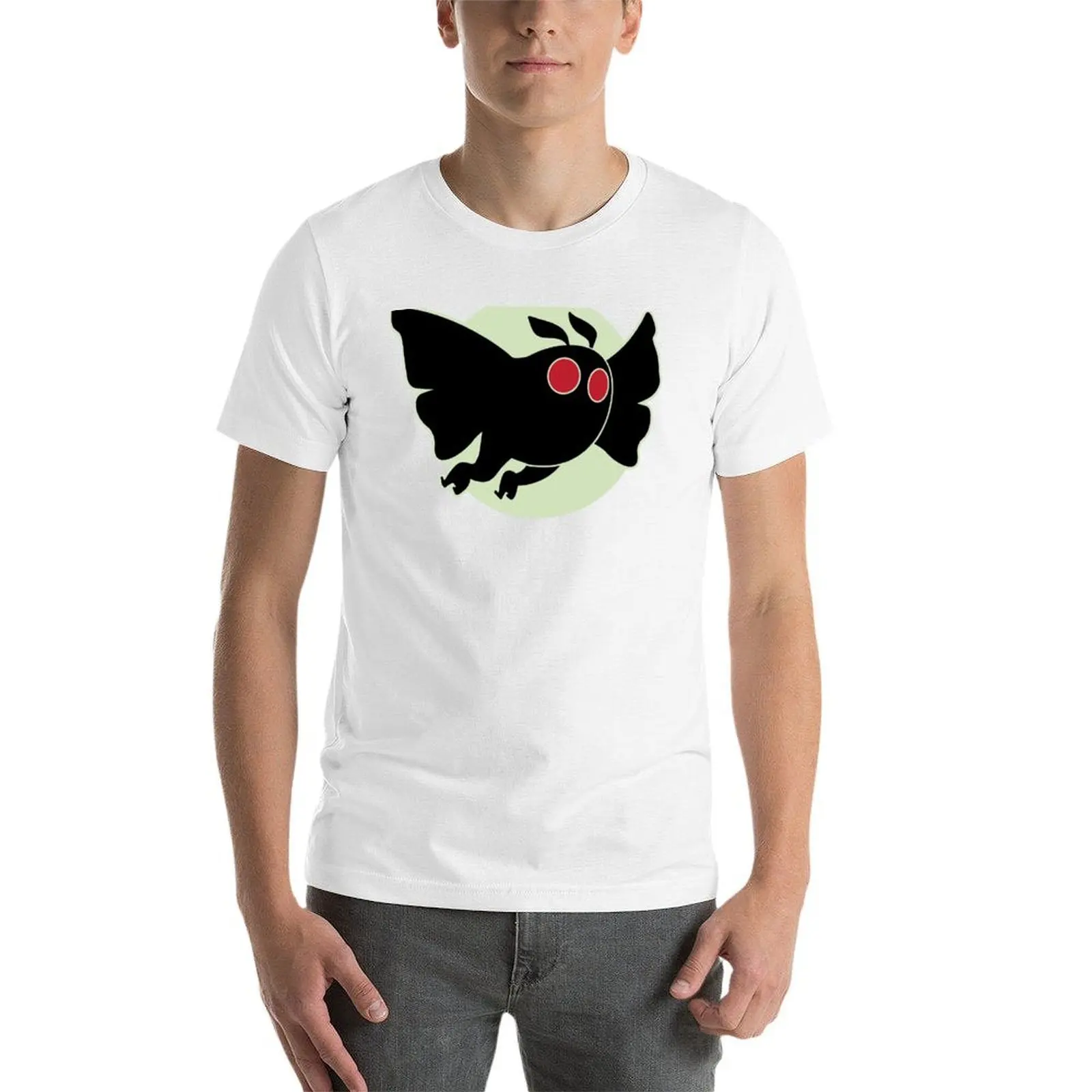 Maglietta carina Mothman per uomo, magliette da uomo, maglietta da uomo