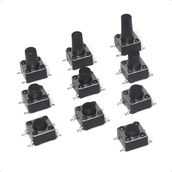 【50-10-шт】smd-переключатель-6-6-43-мм-5-6-7-8-9-10-11-12-13-14-17-6x6-4-контактный-тактильный-тактовый-кнопочный-микропереключатель-с-самосбросом