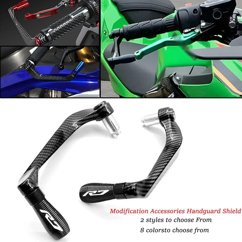 YZF R7 Fit For YZF-R7 2022 Motorcycle Accessories CNC Aluminum Handlebar Grips Guard Brake Clutch Levers Handguard Protector