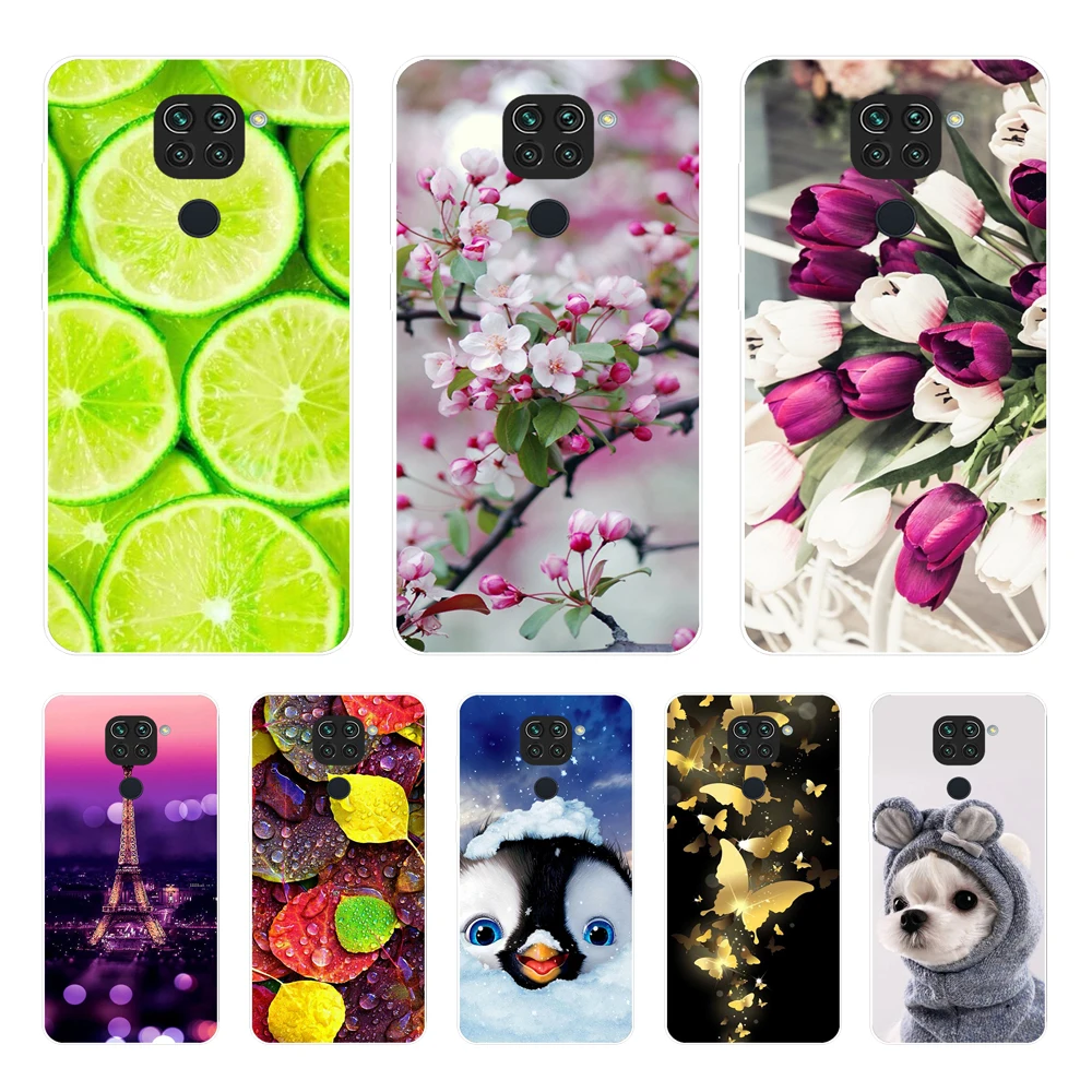 Phone Case For Xiaomi Redmi Note 9 Case 6.53;' Soft Silicone TPU Back Cover for Xiaomi Redmi Note 9  Case Coque Fundas Para