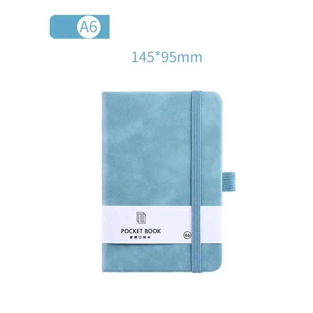 

Diary Planner A6/A7 A6/A7 Pocket Notepad Portable 100 Sheets Portable Mini Notebook Ins with Elastic Band Stationery
