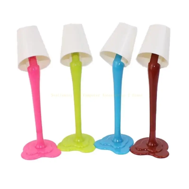 

4x Ballpoint Pen Smooth Writing Pen Table Lamp Pen with Night Light