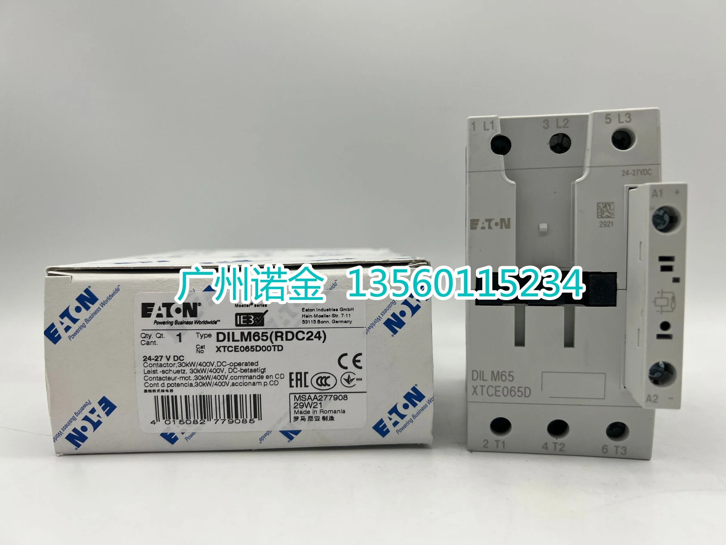 

DILM65 RDC24 XTCE065D 24-27VDC new and original