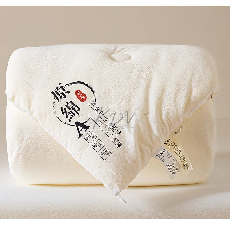 Soybean Fiber Filled Fluffy Comforter Thick Warm Autumn Winter Duvet Insert Solid Color Brushed Soft Quilt for Single Double Bed