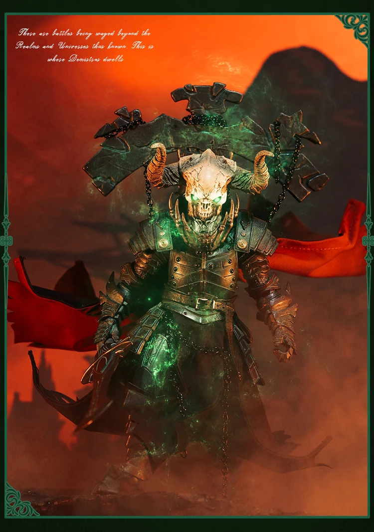 [only cloak]Four Horsemen Mythic Legion 1/12 Scale Skeleton Knight Big Headed Demon DEMISTROS Cloak Model 6