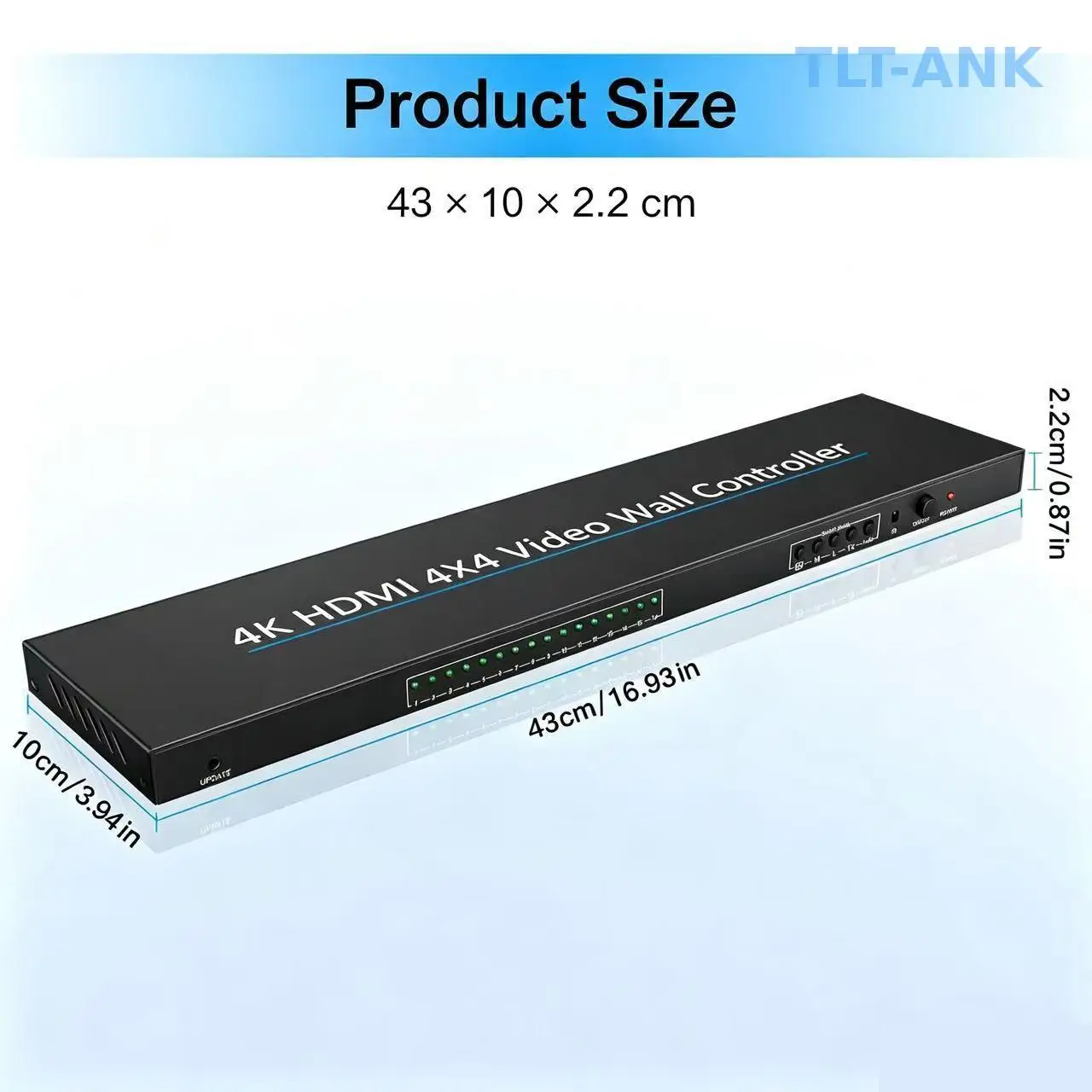 4K HDMI Video Wall Splicer Multi Screen Display Controller CCTV Surveillance Image Processor