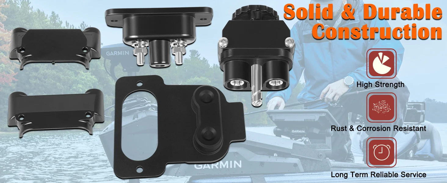 Für Marine 12-48V DC Stromanschluss-Kit 027-0004-KIT Außenbord-Trollingmotor-Stecker für Batterieanschlüsse an Trollingmotoren – Detail 5