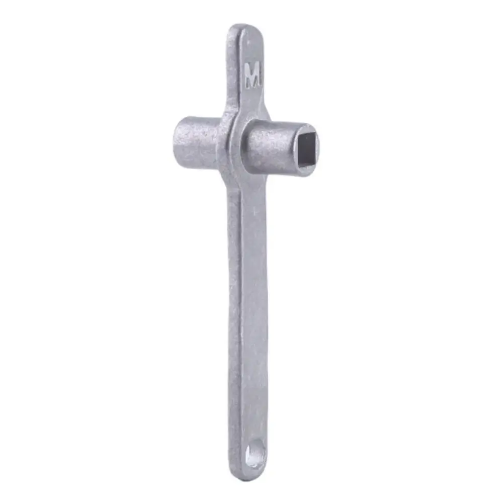 الفولاذ المقاوم للصدأ المبرد مفتاح 5 مللي متر ثقب الأساسية كفاءة مشعاع التدفئة تنفيس مفتاح البناء المعدني أداة أساسية #5