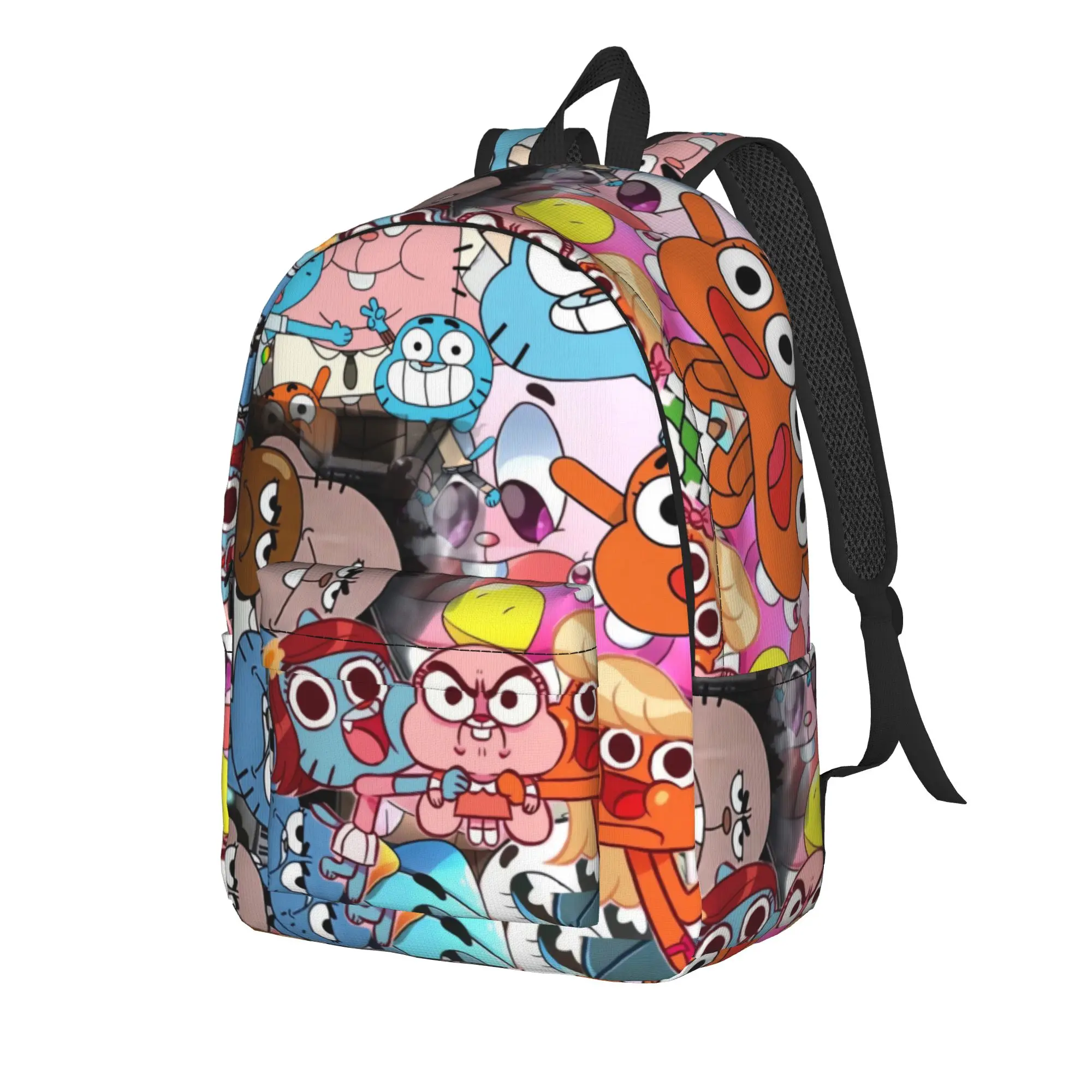 Gumball Gum Ball Watterson Amazing Cartoon Backpack Elegant Backpacks Student Unisex Sport Durable School Bags Designer Rucksack