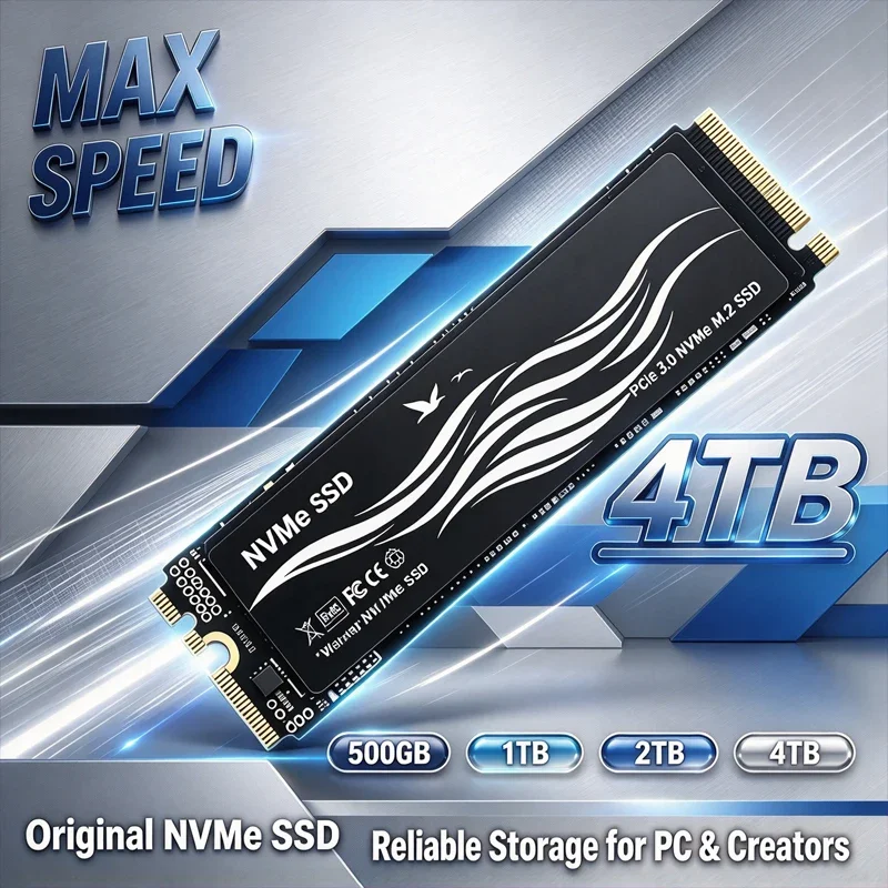 High Speed PCIe Gen3 NVMe M 2 SSD 500GB 1TB 2TB 4TB High Speed SSD Drive For Laptop PC OEM Original