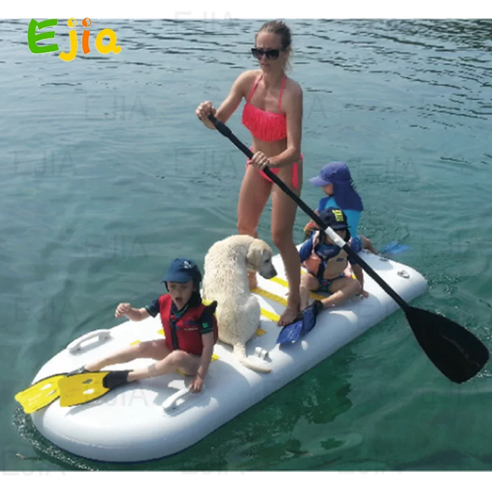 

Портативная надувная лодка Ganway, надувная плавающая док-станция, воздушная док-станция, платформа, плавающий остров, весло, доска для яхты, лодки, морского бассейна