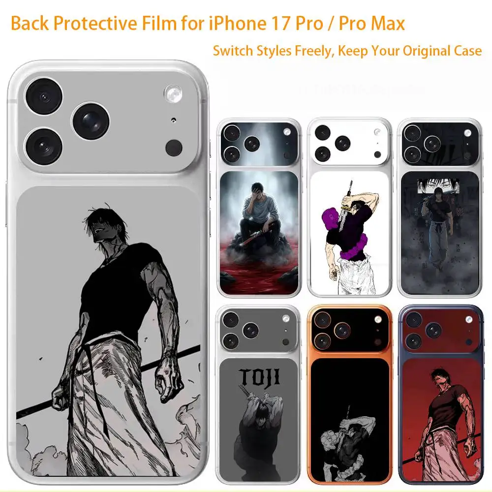 

Toji Fushiguro Jujutsu K-Kaisen 3D Full Body Skin Decal for iPhone 17/Pro/Pro Max Color Rear Protective Sticker