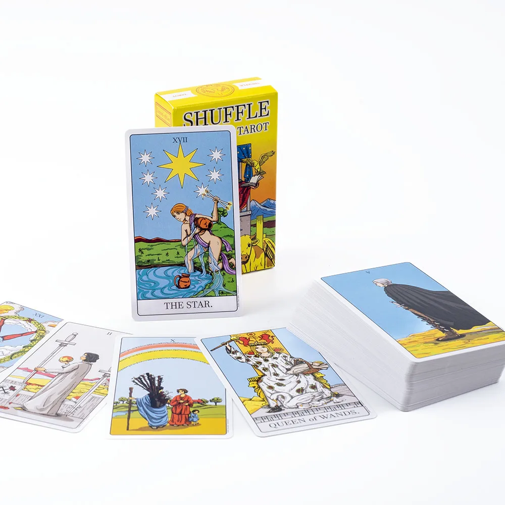 

Коллекция Таро Shuffle 10,3*6 см B Shuffled World of RWS Колода Таро 80 шт. Карты Креативный способ рассказы истории