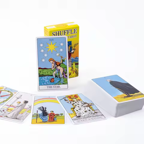 10.3*6cm Shuffle Tarot Collection B Shuffled World of RWS Tarot Deck 80 Pcs Cards A Creative Way of Telling A Story